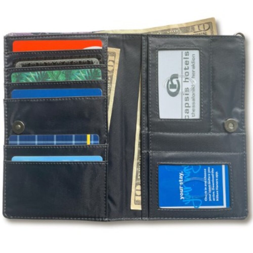 Plus Sized Phone Wallet with Wristlet - Picture 4 of 4